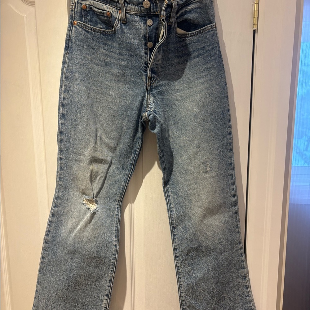 Levi’s wedgie boot cut. Blue Denim Jeans